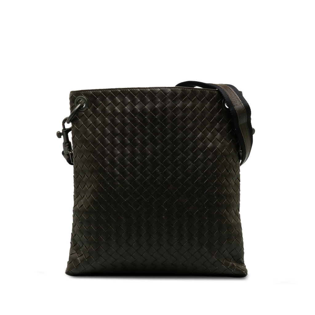 Bottega Veneta Intrecciato Leather Crossbody Bag (SHG-4POfh3)