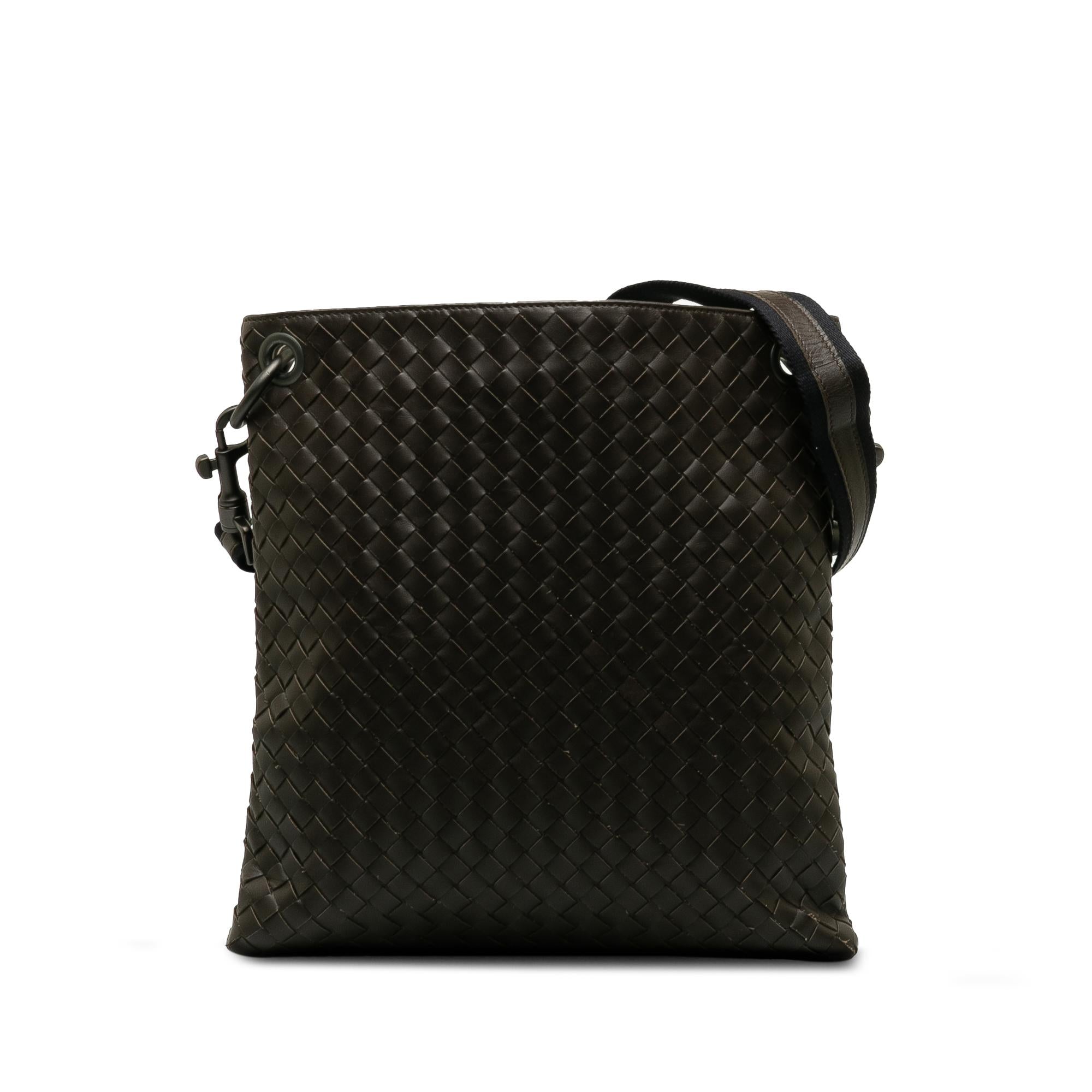 Bottega Veneta Intrecciato Leather Crossbody Bag (SHG-4POfh3)