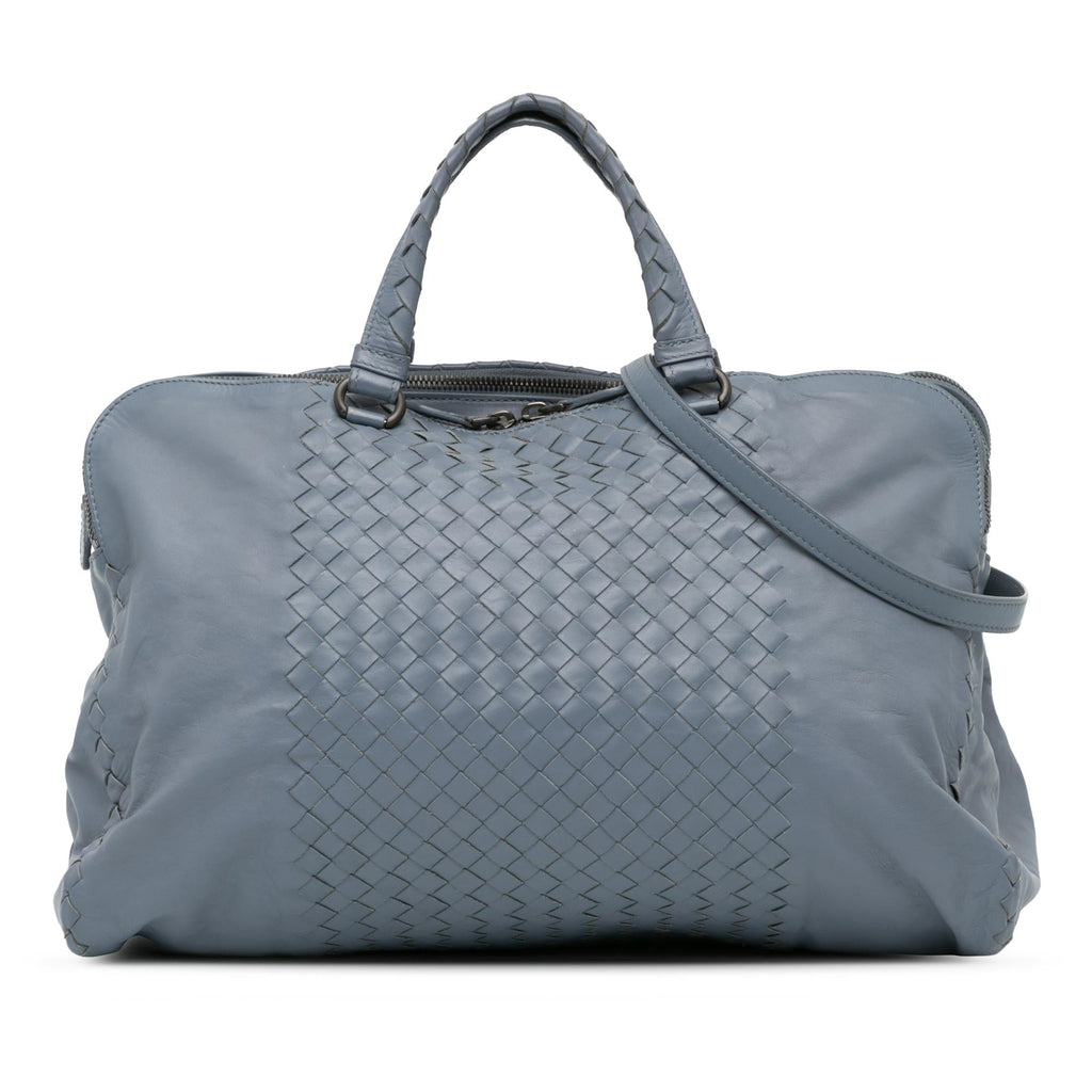 Bottega Veneta Intrecciato Leather Satchel (SHG-KnJaAO)