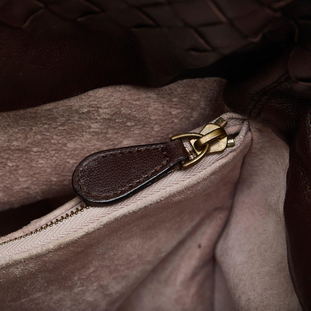 Bottega Veneta Intrecciato Marquise Flower Tote (SHG-8MxBIq)