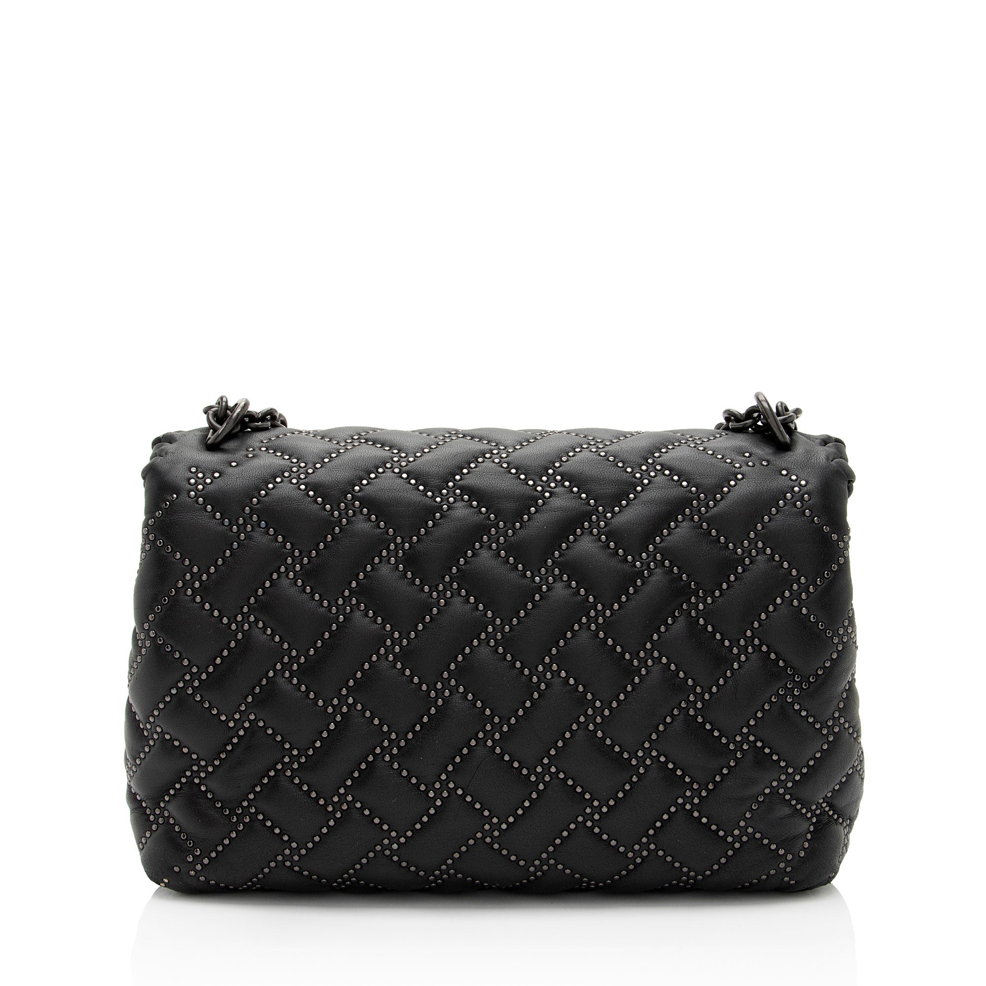 Bottega Veneta Intrecciato Microstud Olimpia Medium Shoulder Bag (SHF-1Fq6ti)