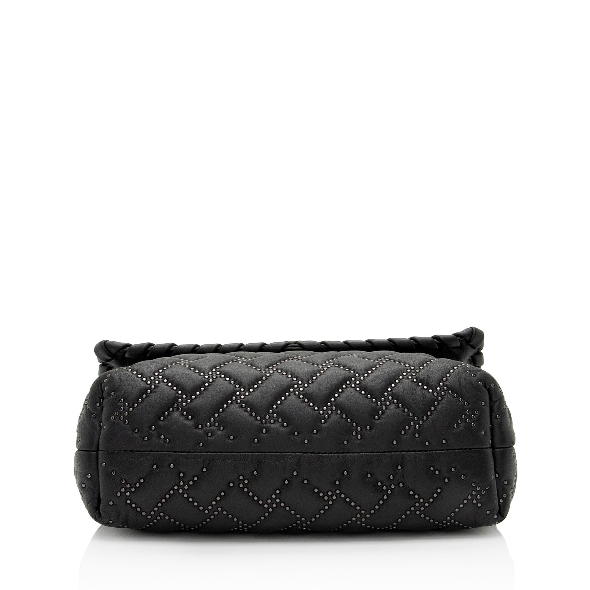 Bottega Veneta Intrecciato Microstud Olimpia Medium Shoulder Bag (SHF-1Fq6ti)