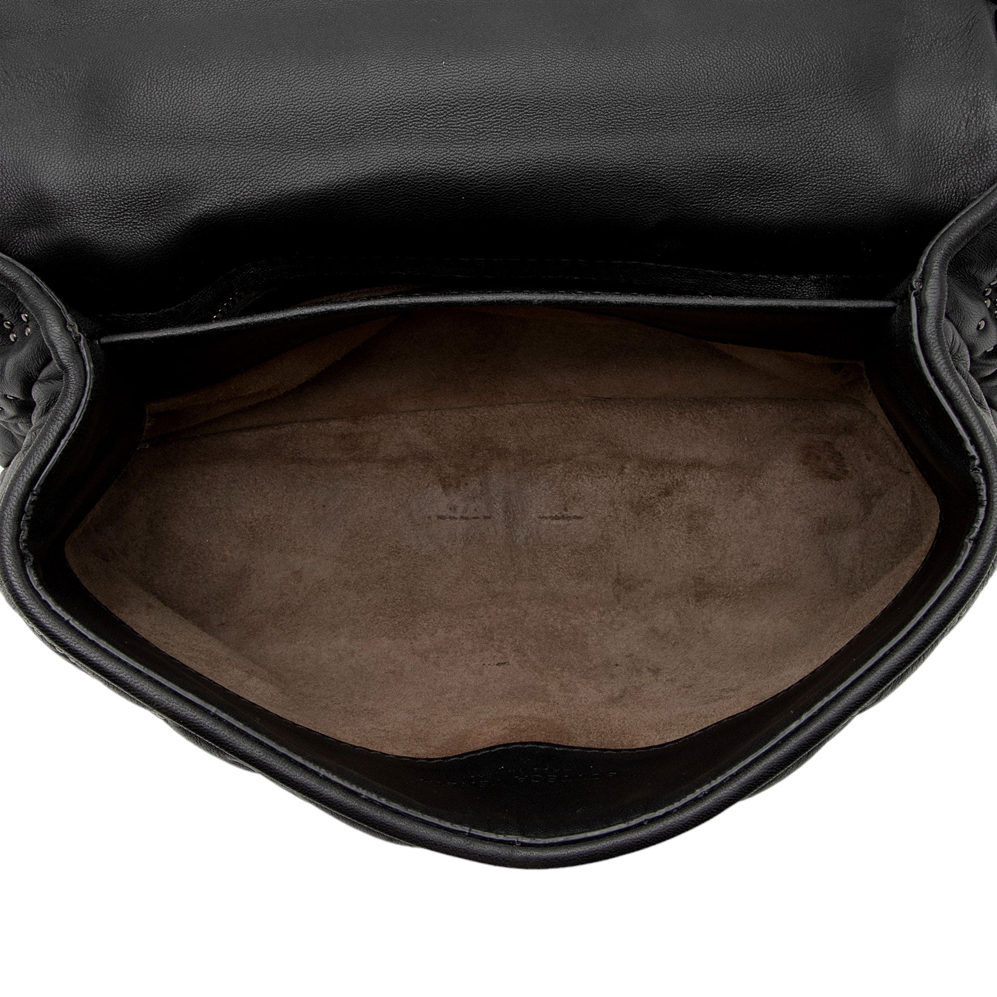 Bottega Veneta Intrecciato Microstud Olimpia Medium Shoulder Bag (SHF-1Fq6ti)