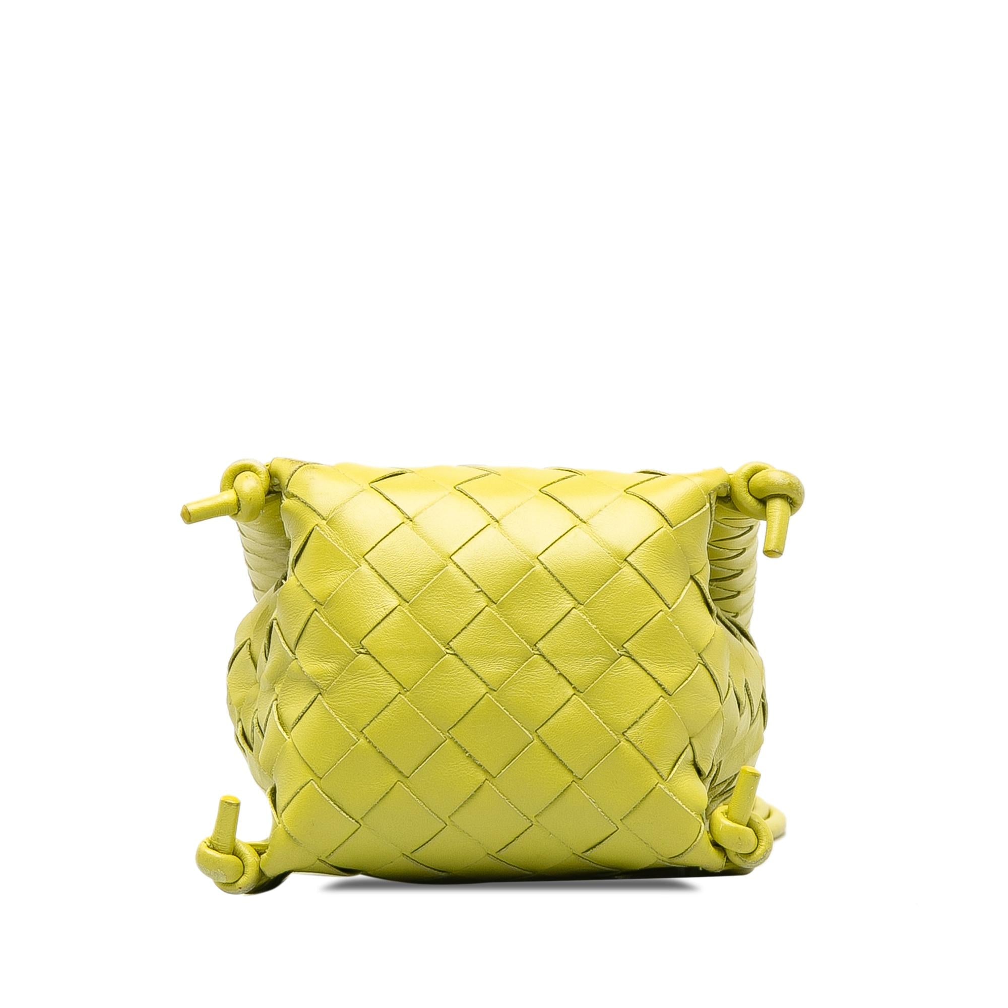 Bottega Veneta Intrecciato Mini Knot Bucket Bag (SHG-0MANrB)