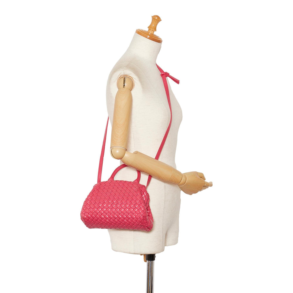 Bottega Veneta Intrecciato Mini The Handle (SHG-ldjN43)