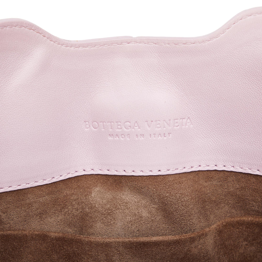 Bottega Veneta Intrecciato Napoli Meadow Flower Leather Satchel (SHG-1F8F3W)