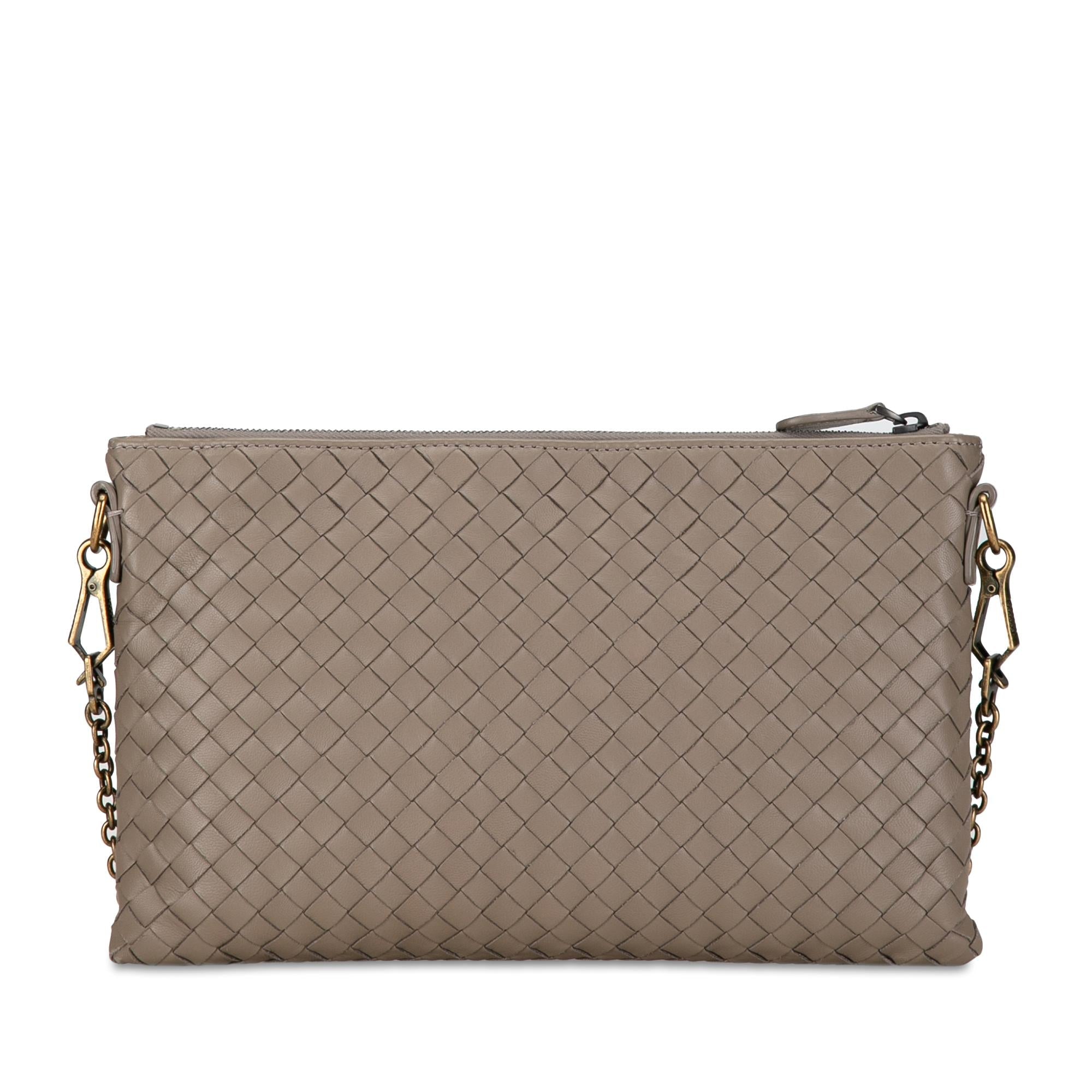 Bottega Veneta Intrecciato Nappa Biletto Wallet on Chain (SHG-dOzzWj)