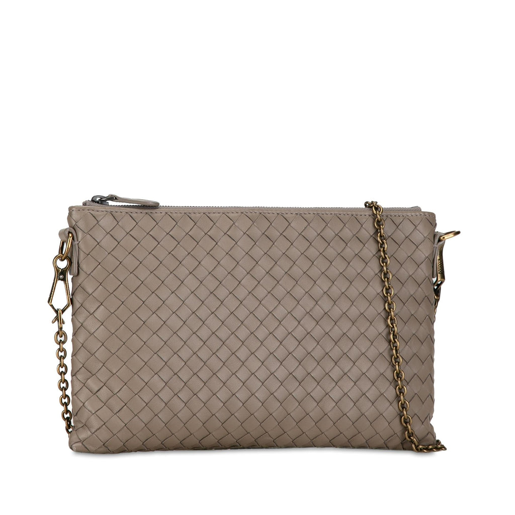 Bottega Veneta Intrecciato Nappa Biletto Wallet on Chain (SHG-dOzzWj)