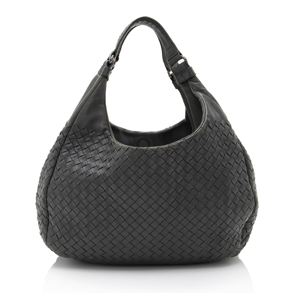 Bottega Veneta Intrecciato Nappa Campana Medium Shoulder Bag (SHF-a7yNeU)