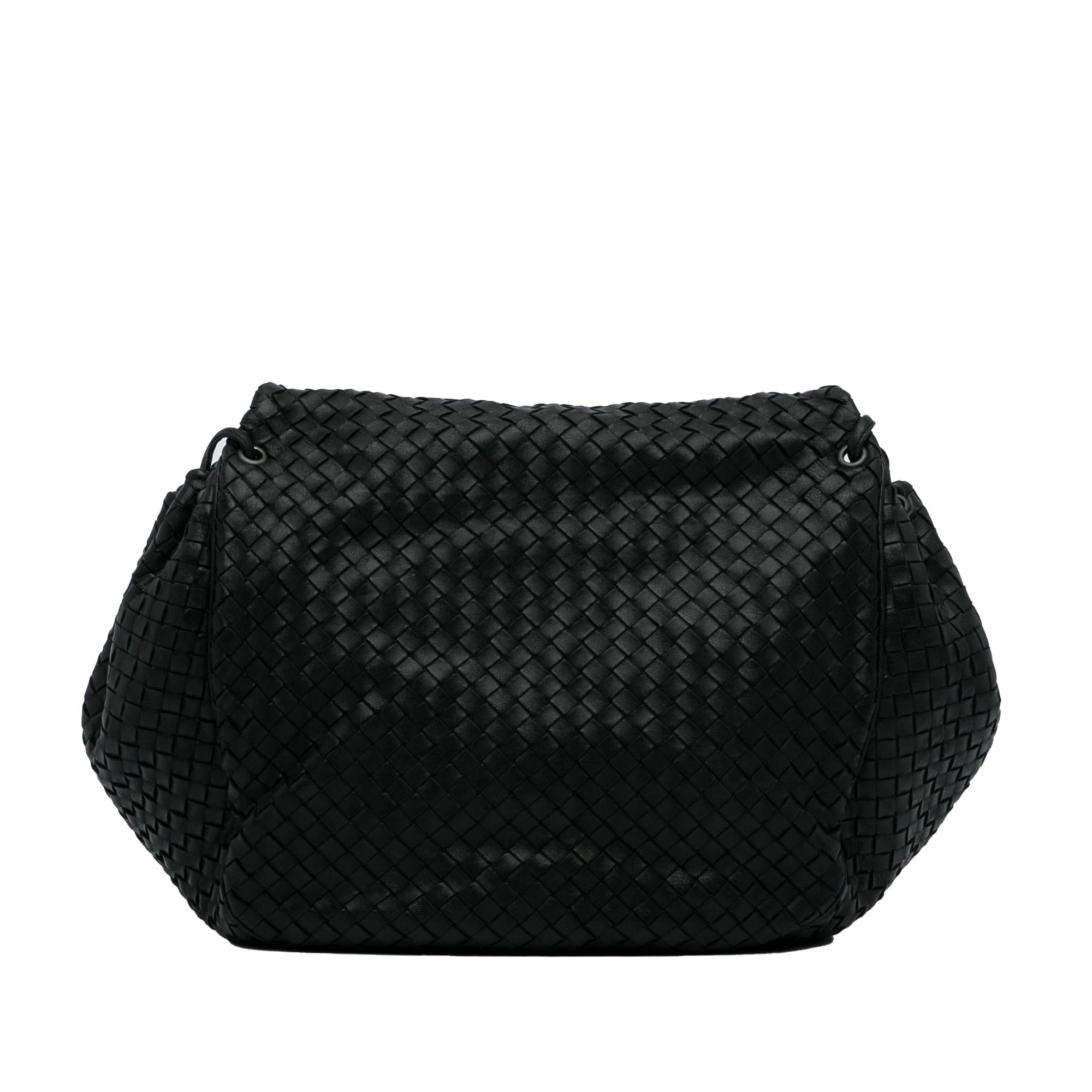 Bottega Veneta Intrecciato Nappa Crossbody Bag (SHG-neq37L)