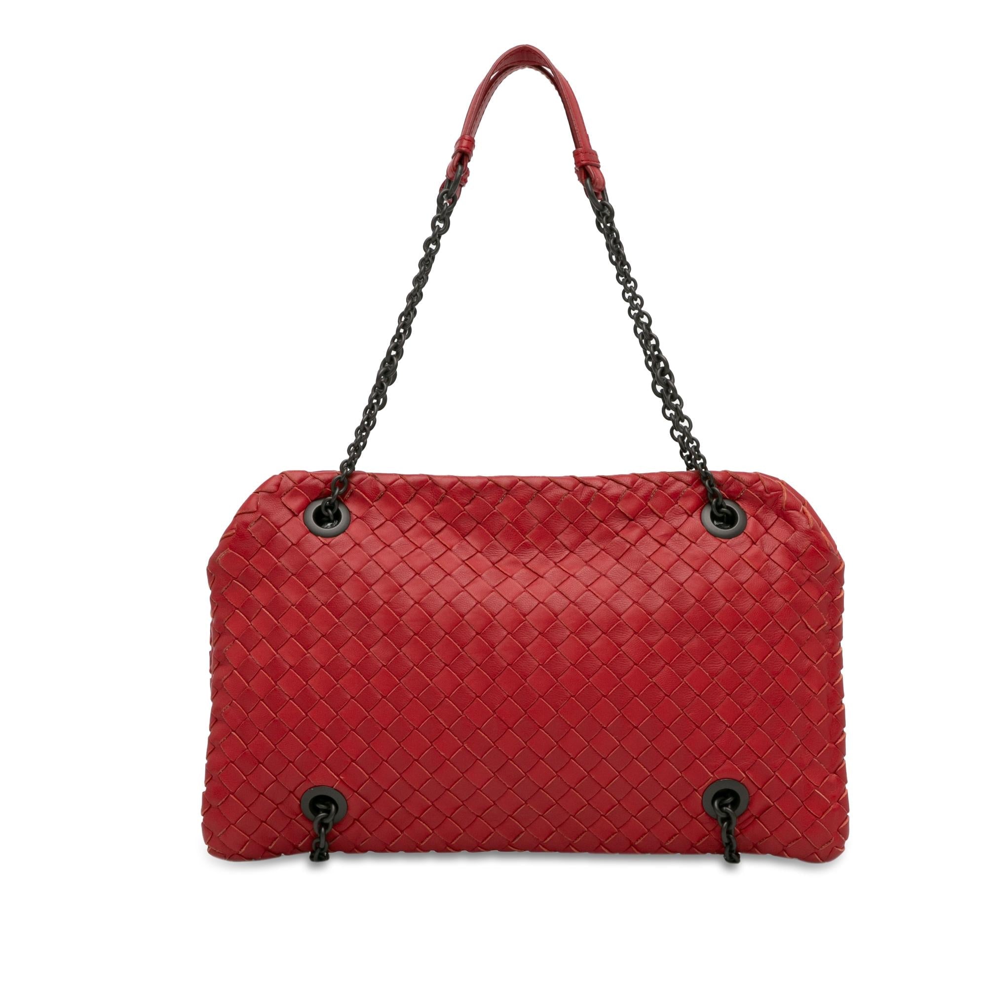 Bottega Veneta Intrecciato Nappa Duo Shoulder Bag (SHG-DlI99L)