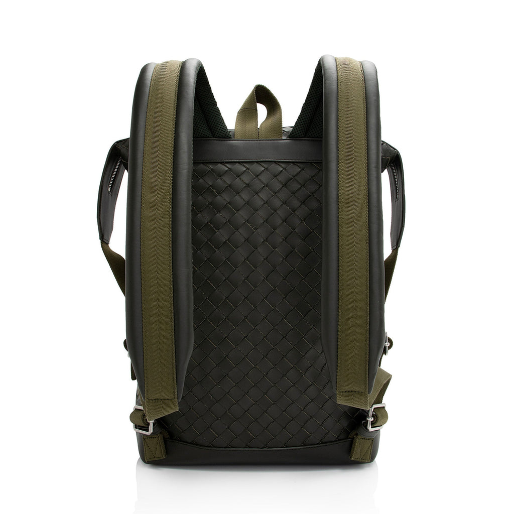 Bottega Veneta Intrecciato Nappa Front Pocket Backpack (SHF-oDyWm2)