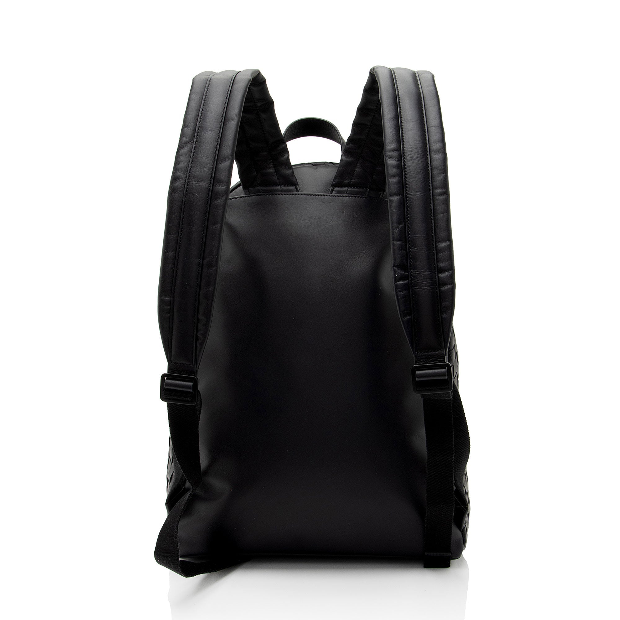 Bottega Veneta Intrecciato Nappa Front Pocket Medium Backpack (SHF-RpBOnW)