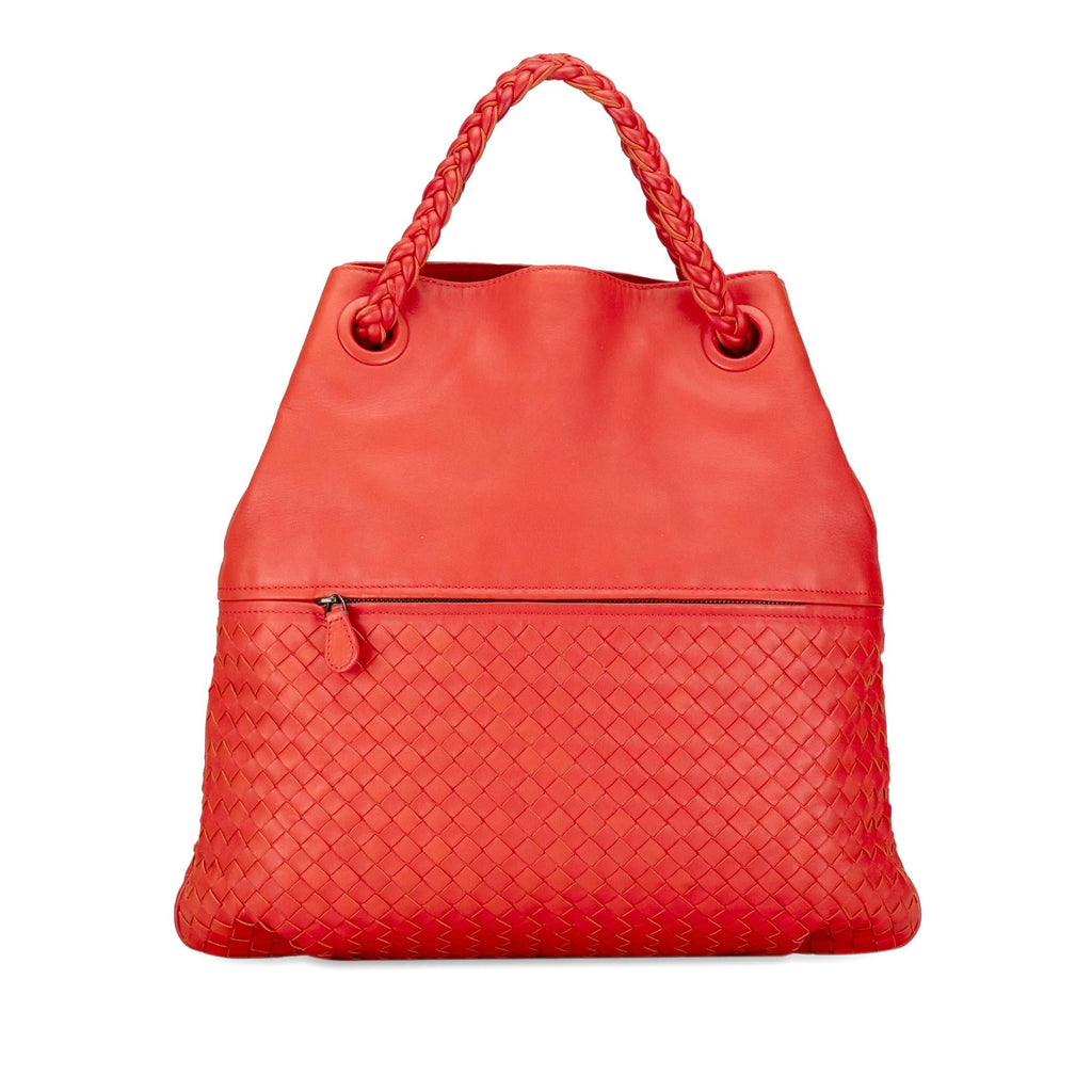 Bottega Veneta Intrecciato Nappa Julie Tote (SHG-pYQtKT)