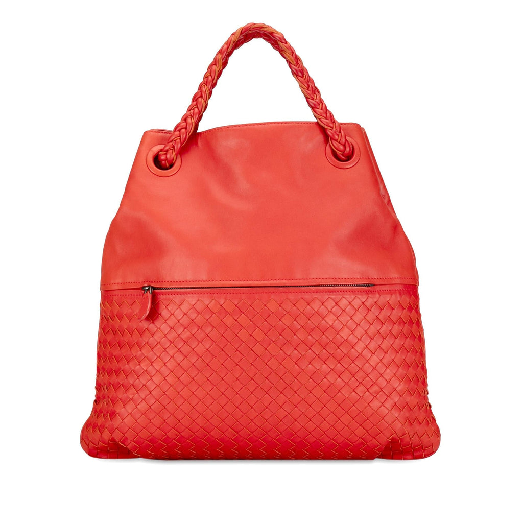 Bottega Veneta Intrecciato Nappa Julie Tote (SHG-pYQtKT)