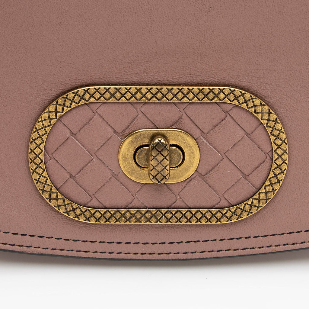 Bottega Veneta Intrecciato Nappa Leather BV Luna Crossbody Bag (SHF-dAMwzh)