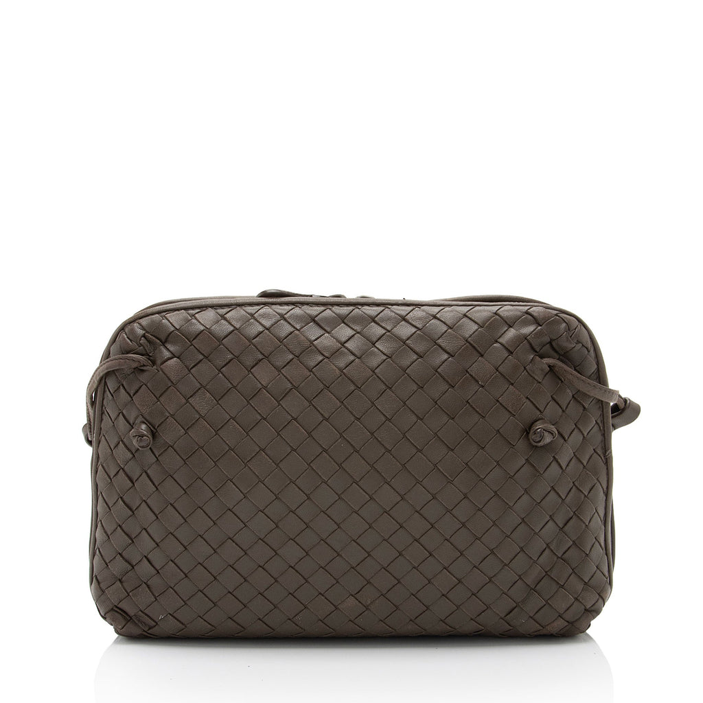 Bottega Veneta Intrecciato Nappa Leather Nodini Crossbody (SHF-cd5Ub3)