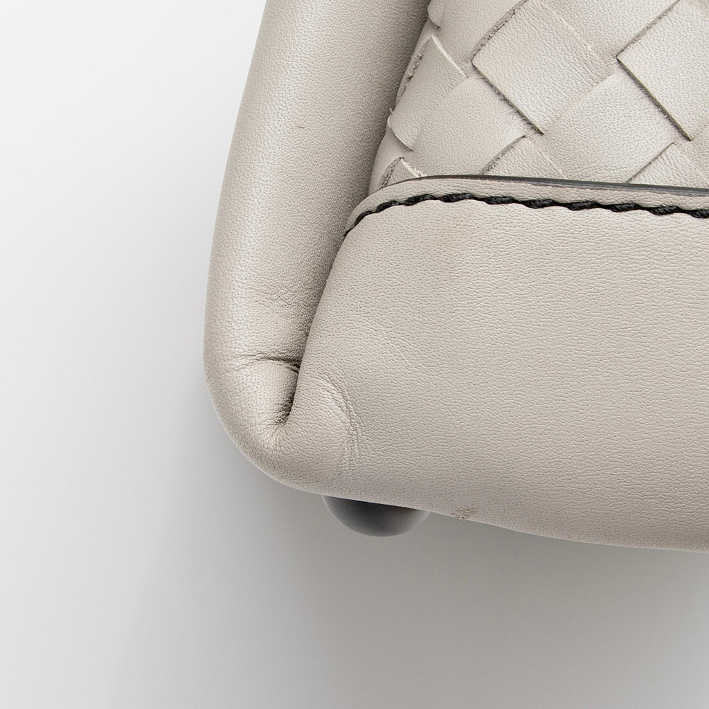 Bottega Veneta Intrecciato Nappa Leather Piazza Medium Top Handle Bag (SHF-a9Rtki)