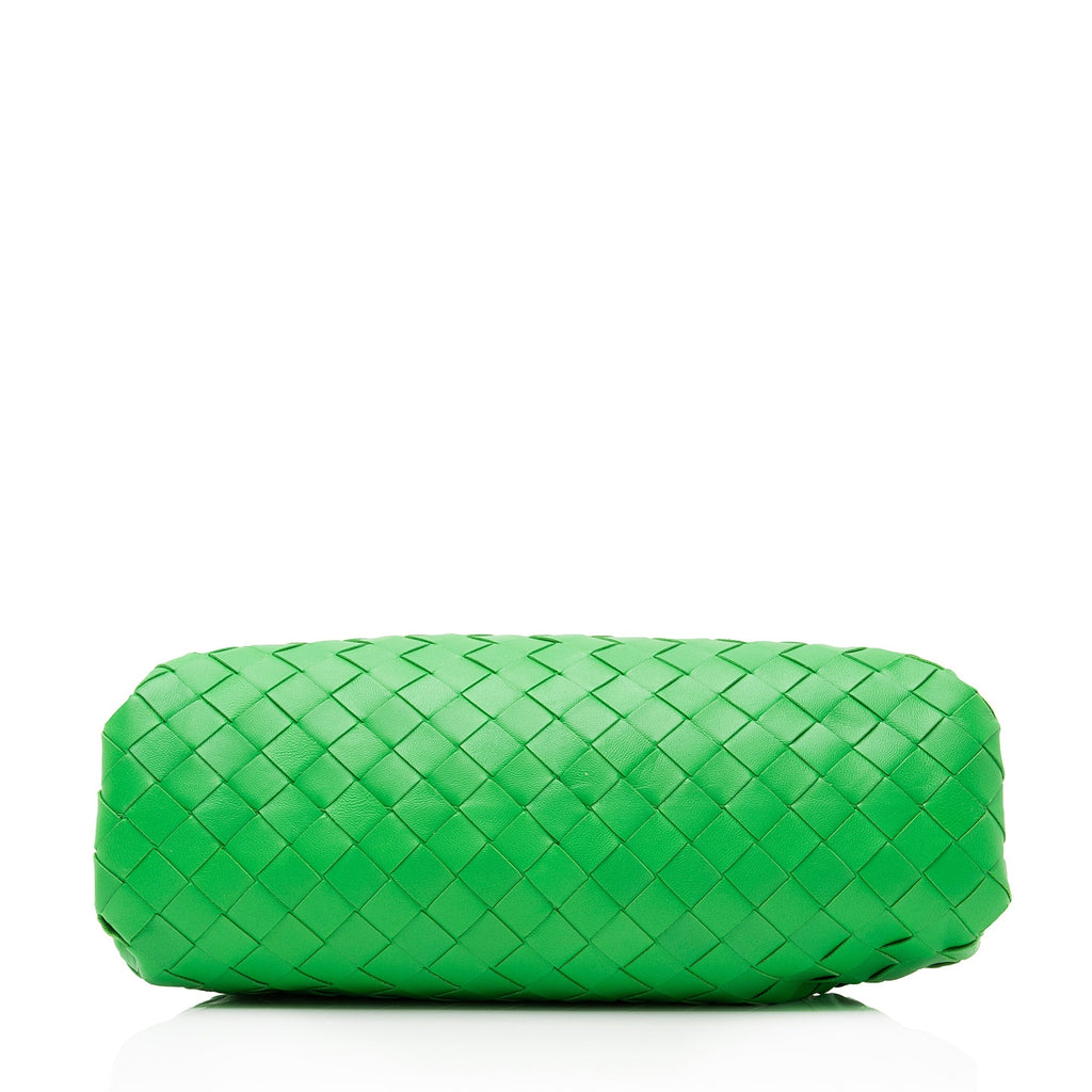 Bottega Veneta Intrecciato Nappa Leather Teen Pouch Clutch (SHF-23861)