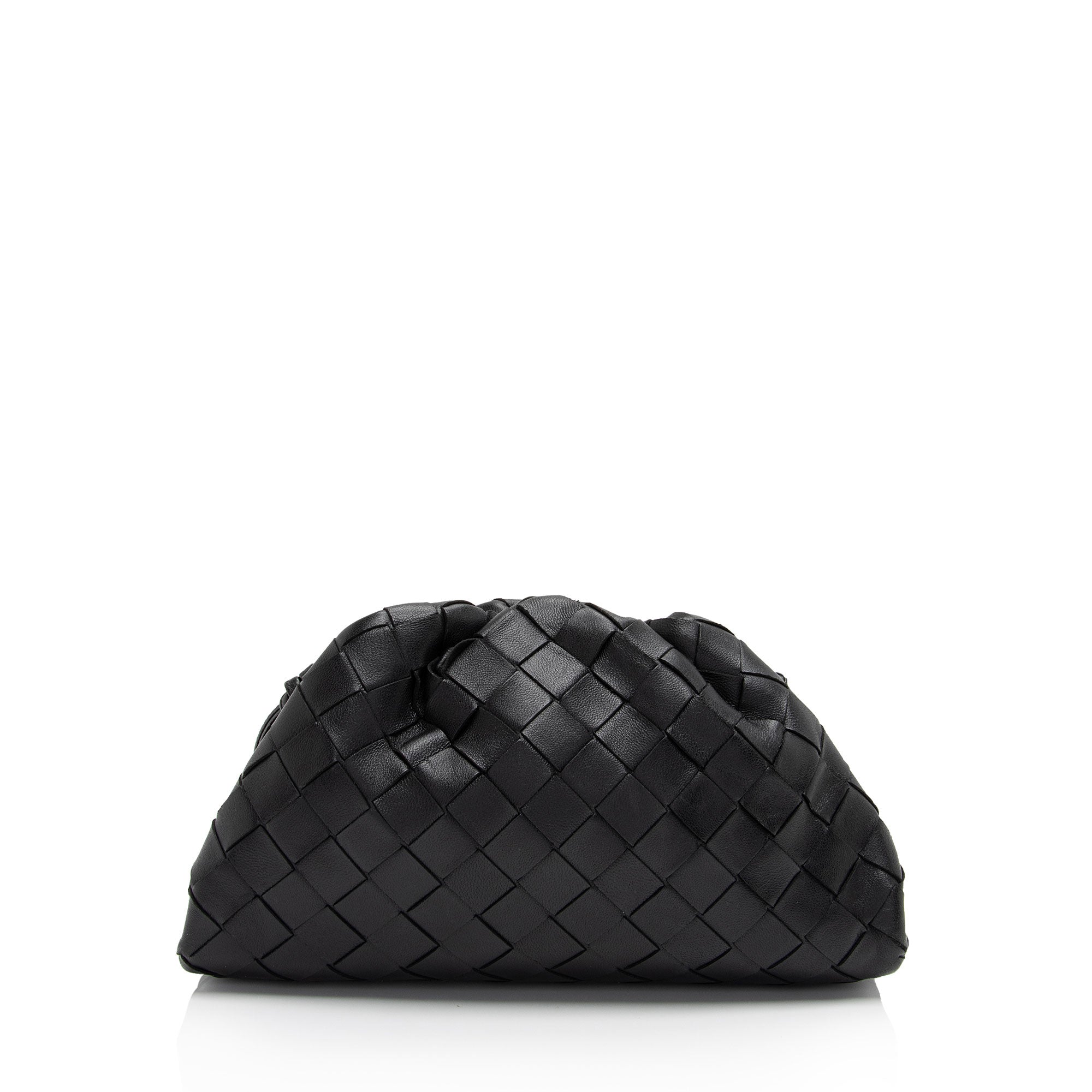 Bottega Veneta Intrecciato Nappa Leather The Pouch Mini Clutch (SHF-ZxdcNO)