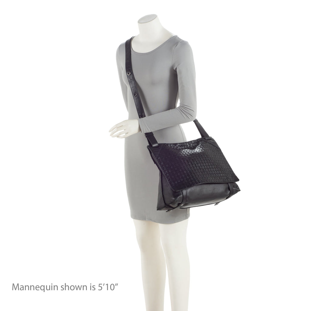 Bottega Veneta Intrecciato Nappa Messenger (SHF-GlVJCw)