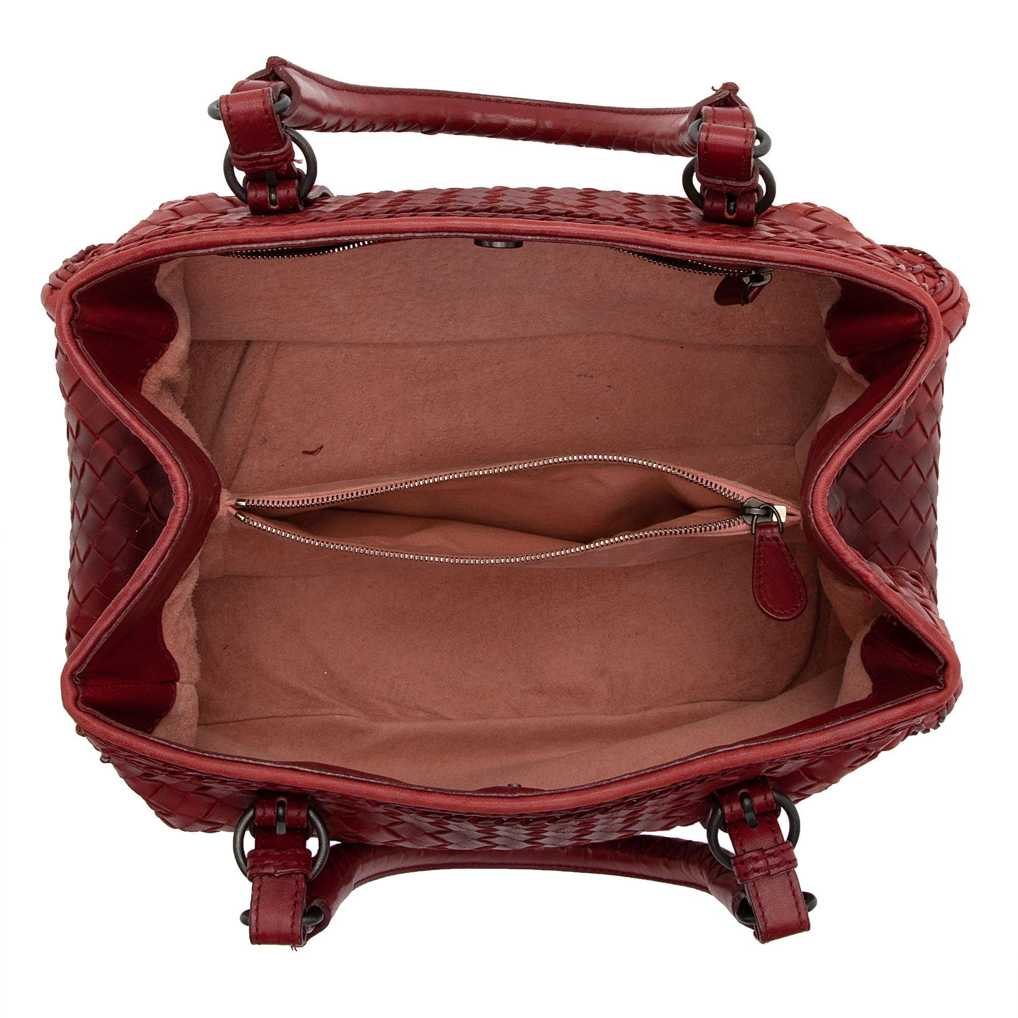 Bottega Veneta Intrecciato Nappa Montaigne Satchel (SHF-CMvIGO)