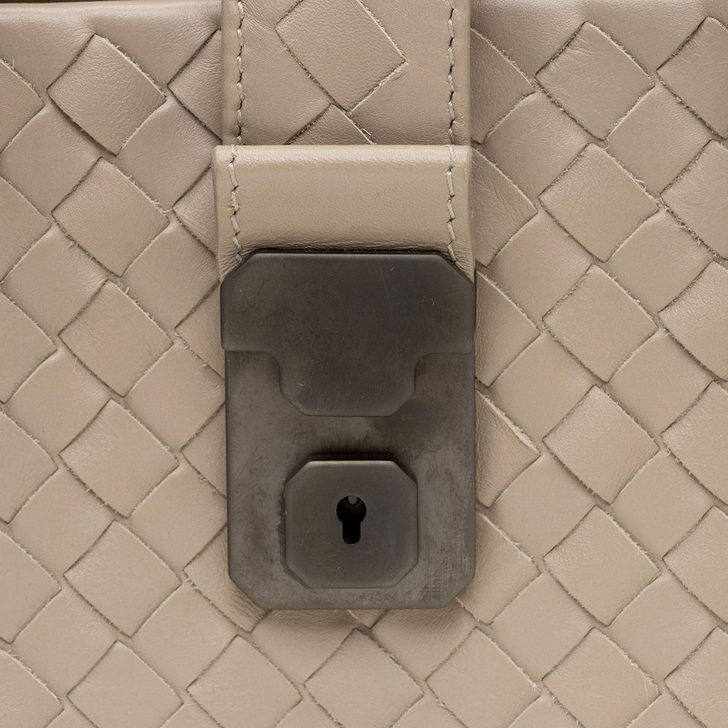 Bottega Veneta Intrecciato Nappa Roma Small Satchel (SHF-D3tcZO)