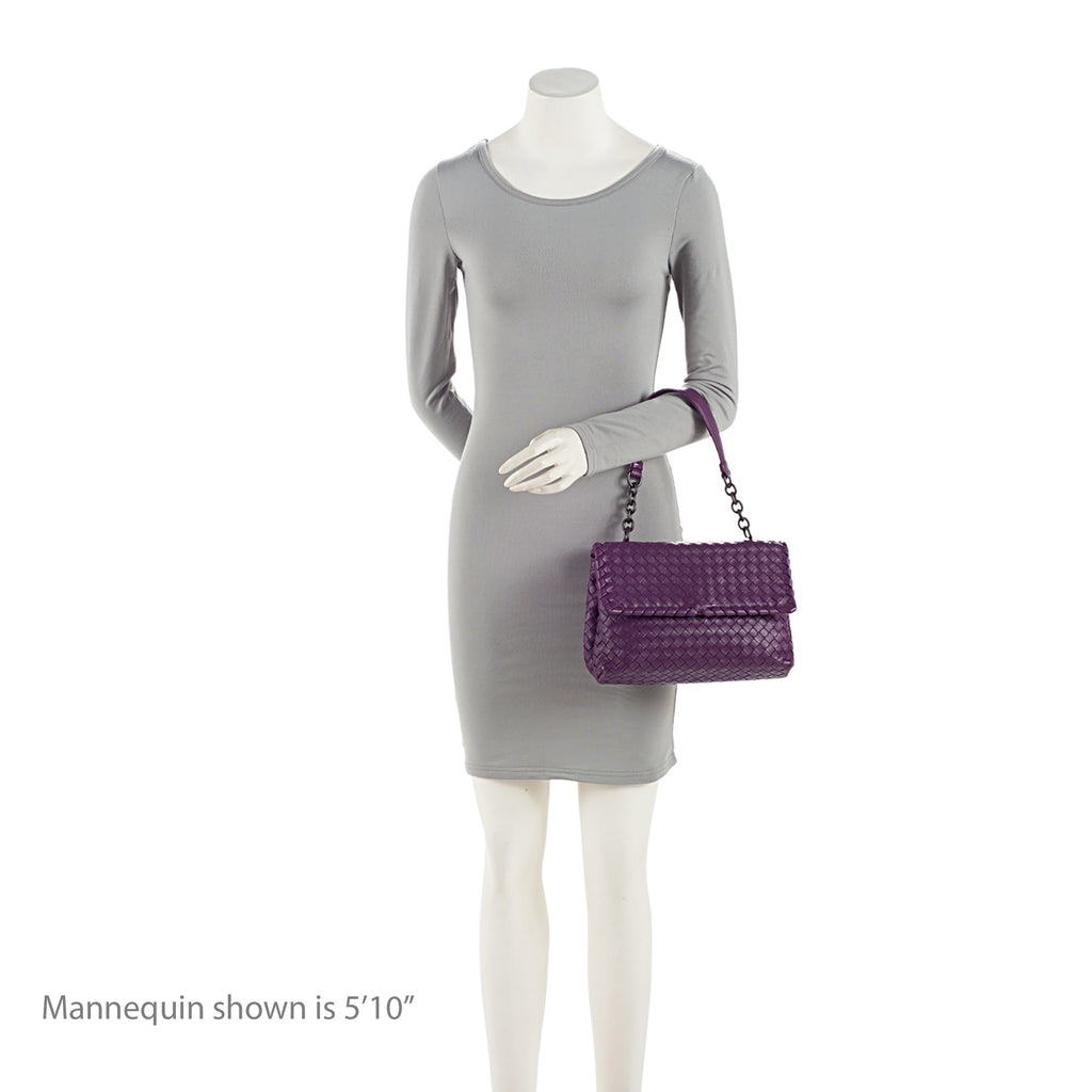Bottega Veneta Intrecciato Olimpia Small Shoulder Bag (SHF-7zBWtQ)