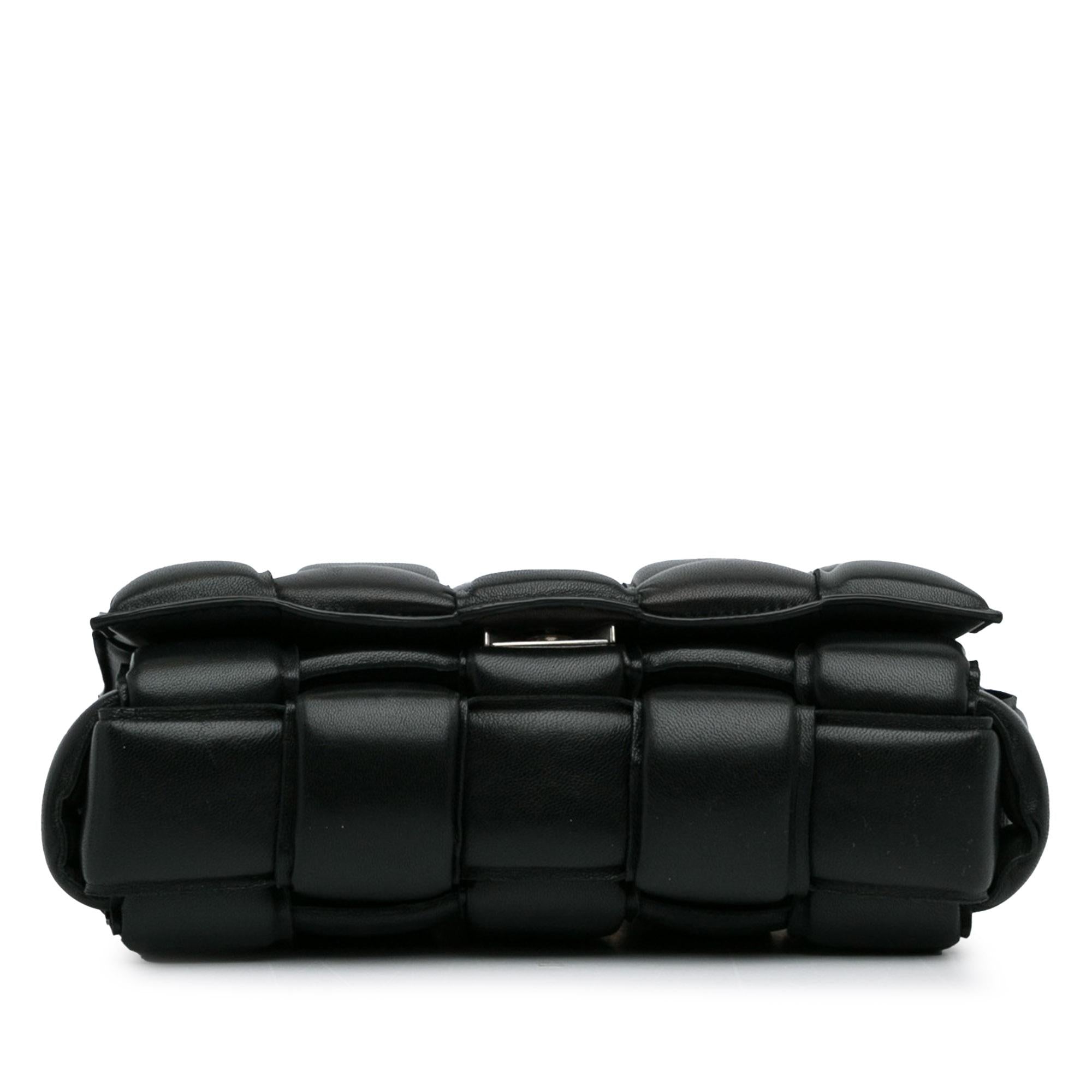 Bottega Veneta Intrecciato Padded Cassette Chain Satchel (SHG-QJfMaM)