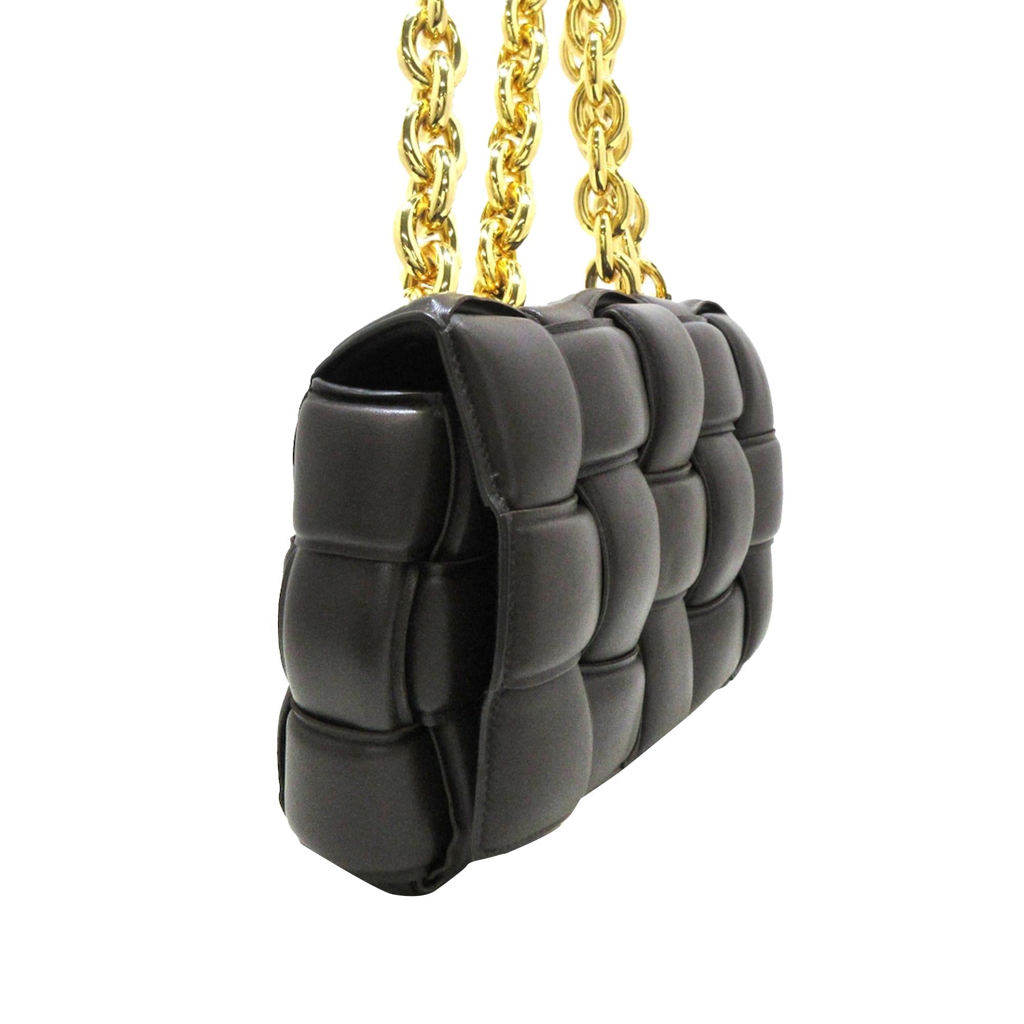 Bottega Veneta Intrecciato Padded Chain Cassette (SHG-KAIWOl)