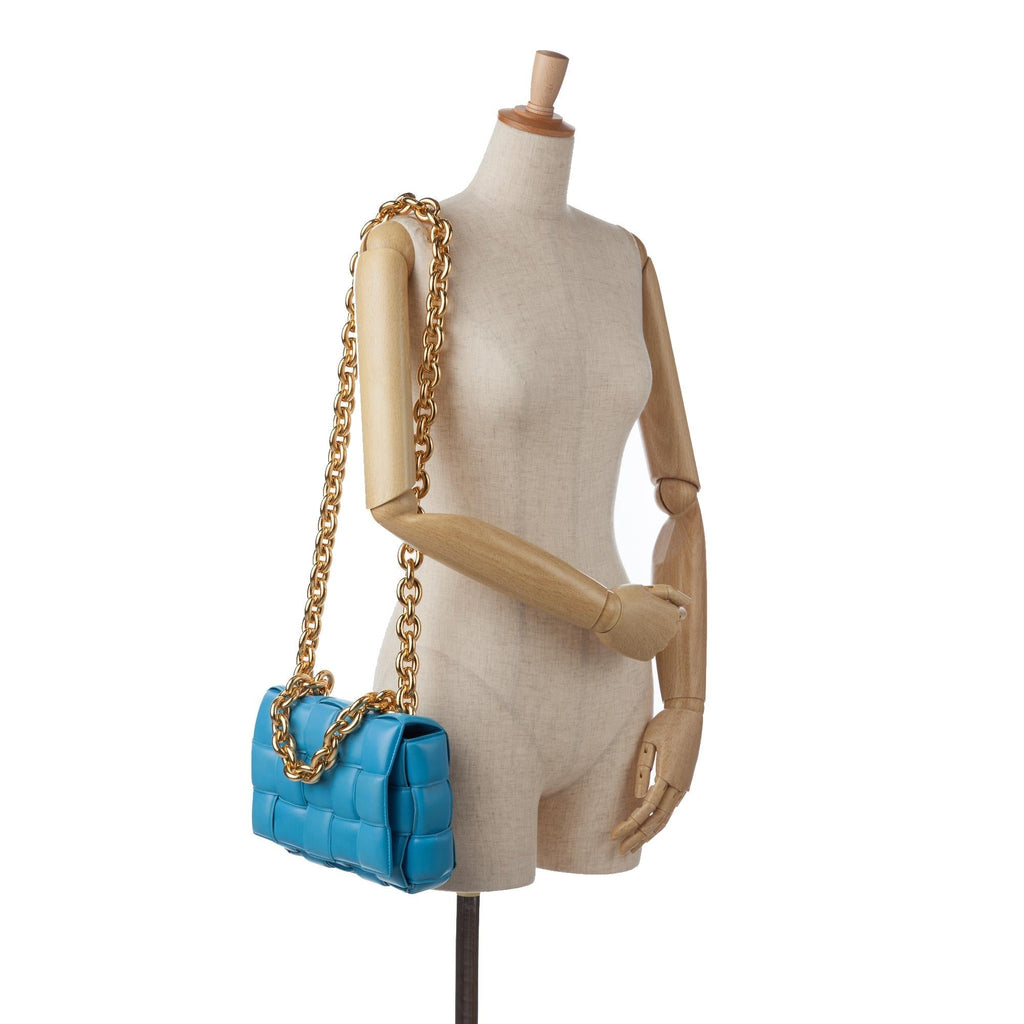 Bottega Veneta Intrecciato Padded Chain Cassette (SHG-wgXELF)