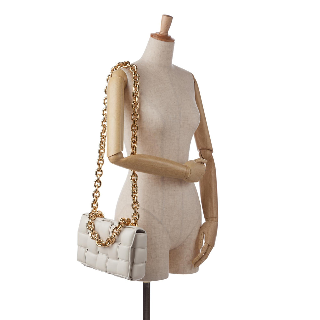 Bottega Veneta Intrecciato Padded Chain Cassette (SHG-RRpNus)