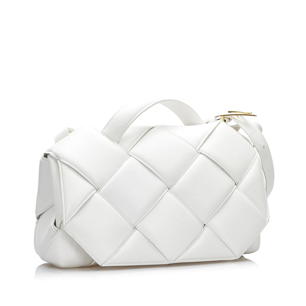 Bottega Veneta Intrecciato Padded Leather Satchel (SHG-evdA4X)