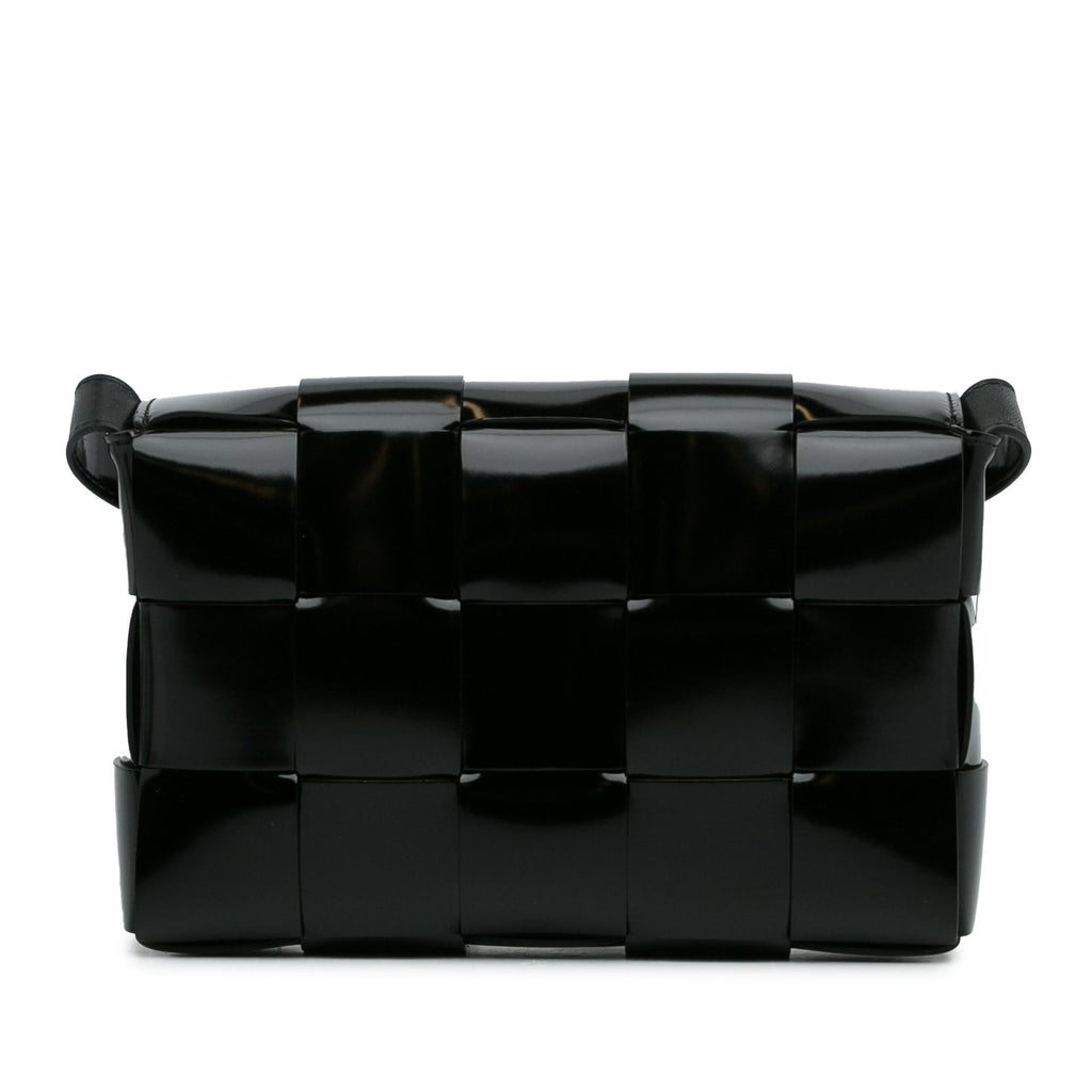 Bottega Veneta Intrecciato Patent Cassette (SHG-w1334a)