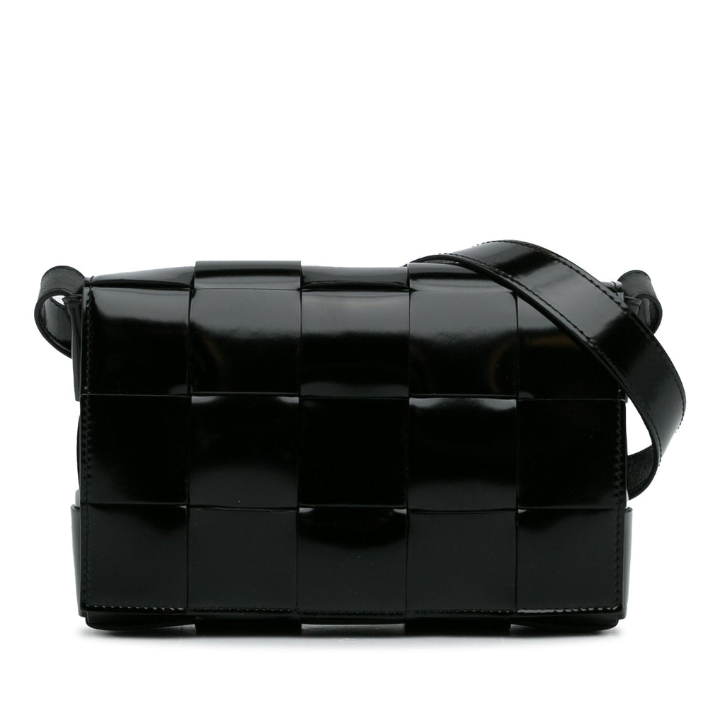 Bottega Veneta Intrecciato Patent Cassette (SHG-w1334a)