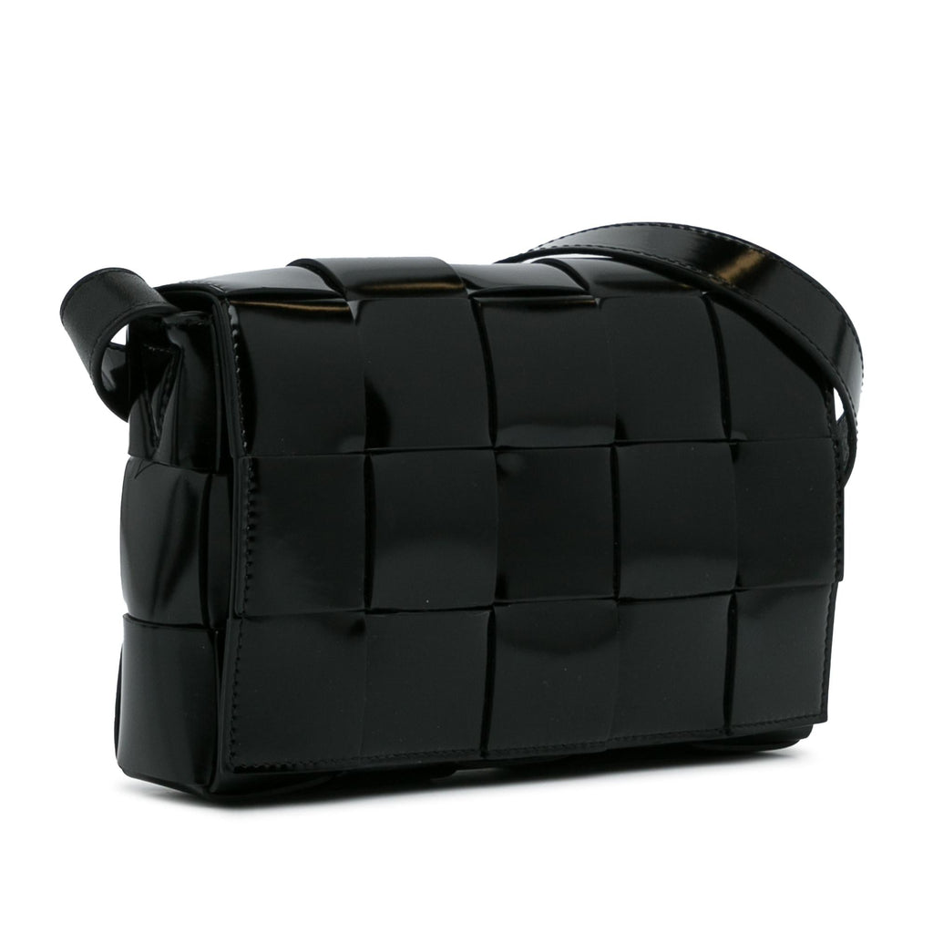 Bottega Veneta Intrecciato Patent Cassette (SHG-w1334a)