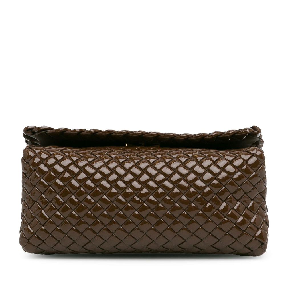 Bottega Veneta Intrecciato Patent Patti (SHG-YdRSqS)