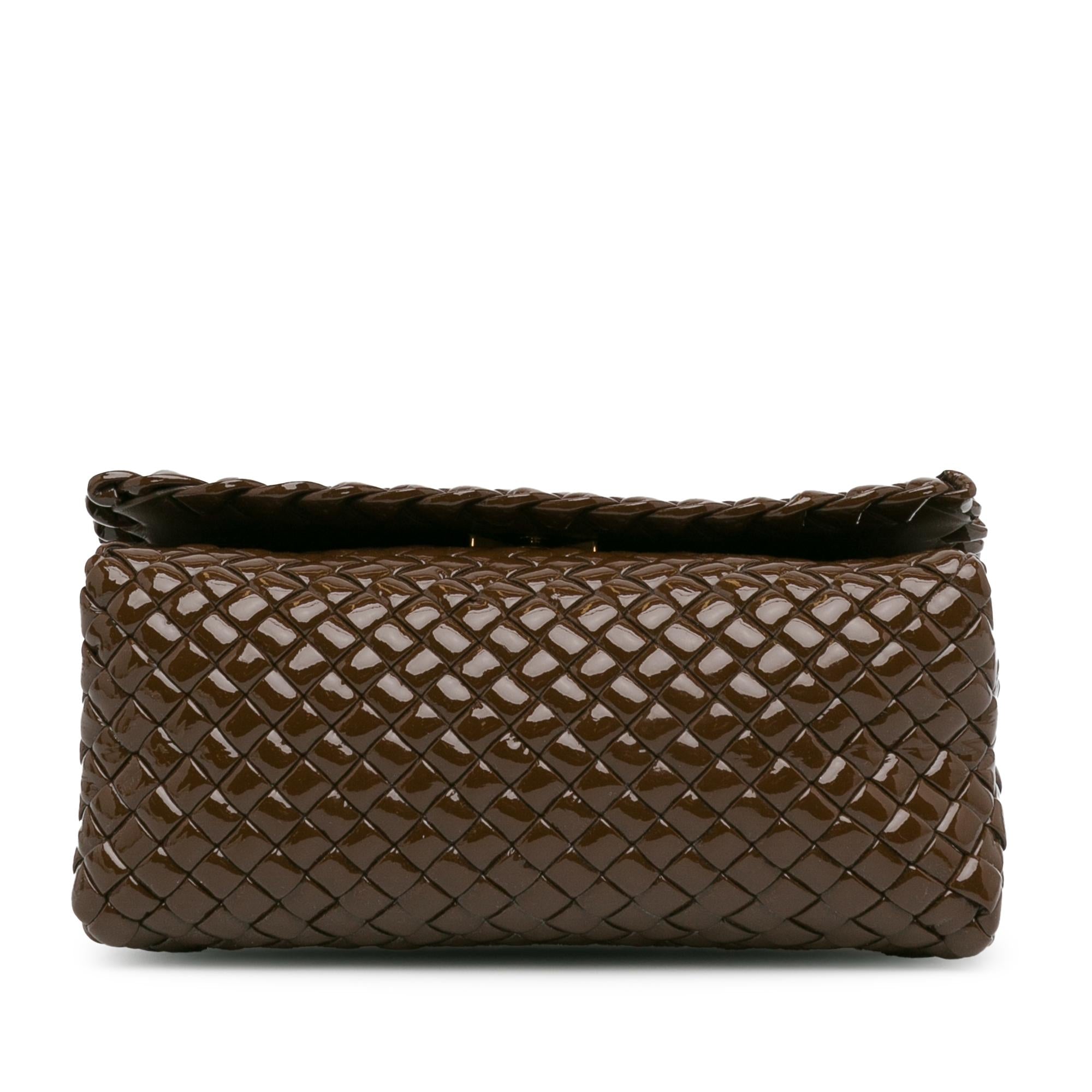 Bottega Veneta Intrecciato Patent Patti (SHG-YdRSqS)