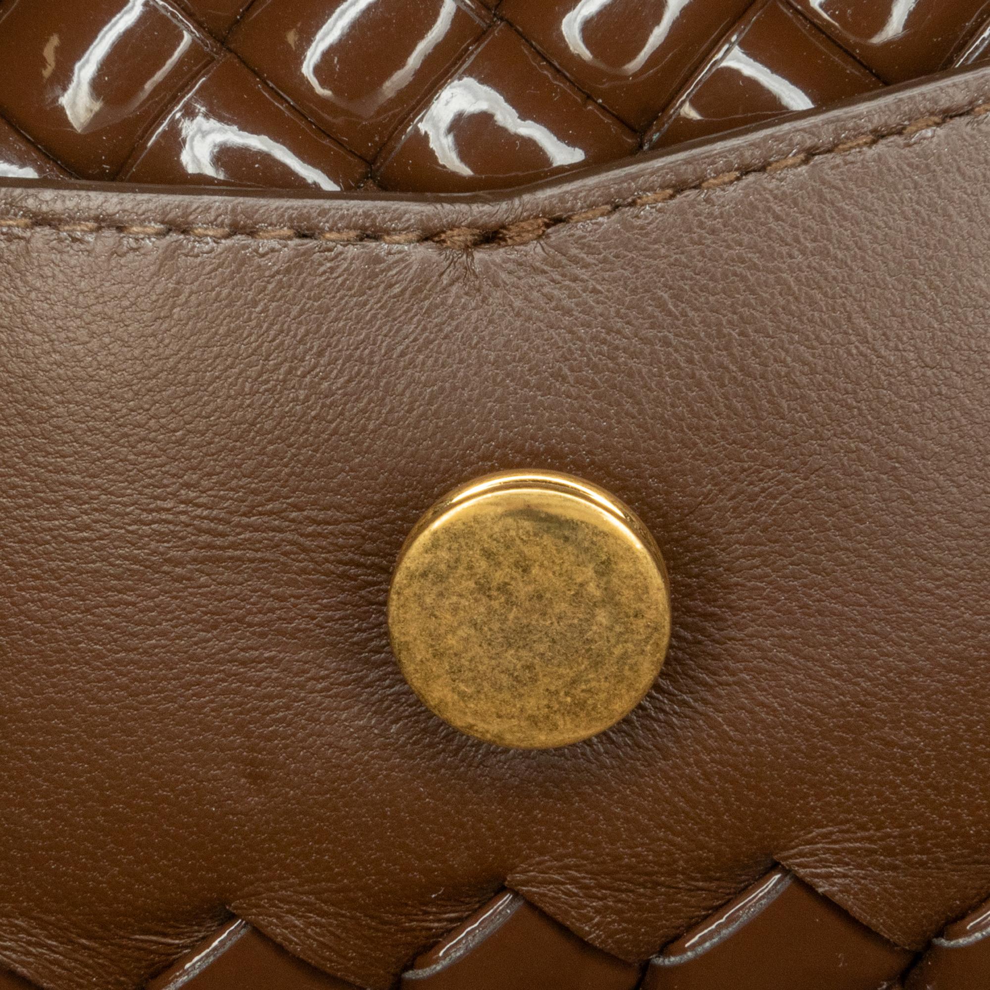Bottega Veneta Intrecciato Patent Patti (SHG-YdRSqS)