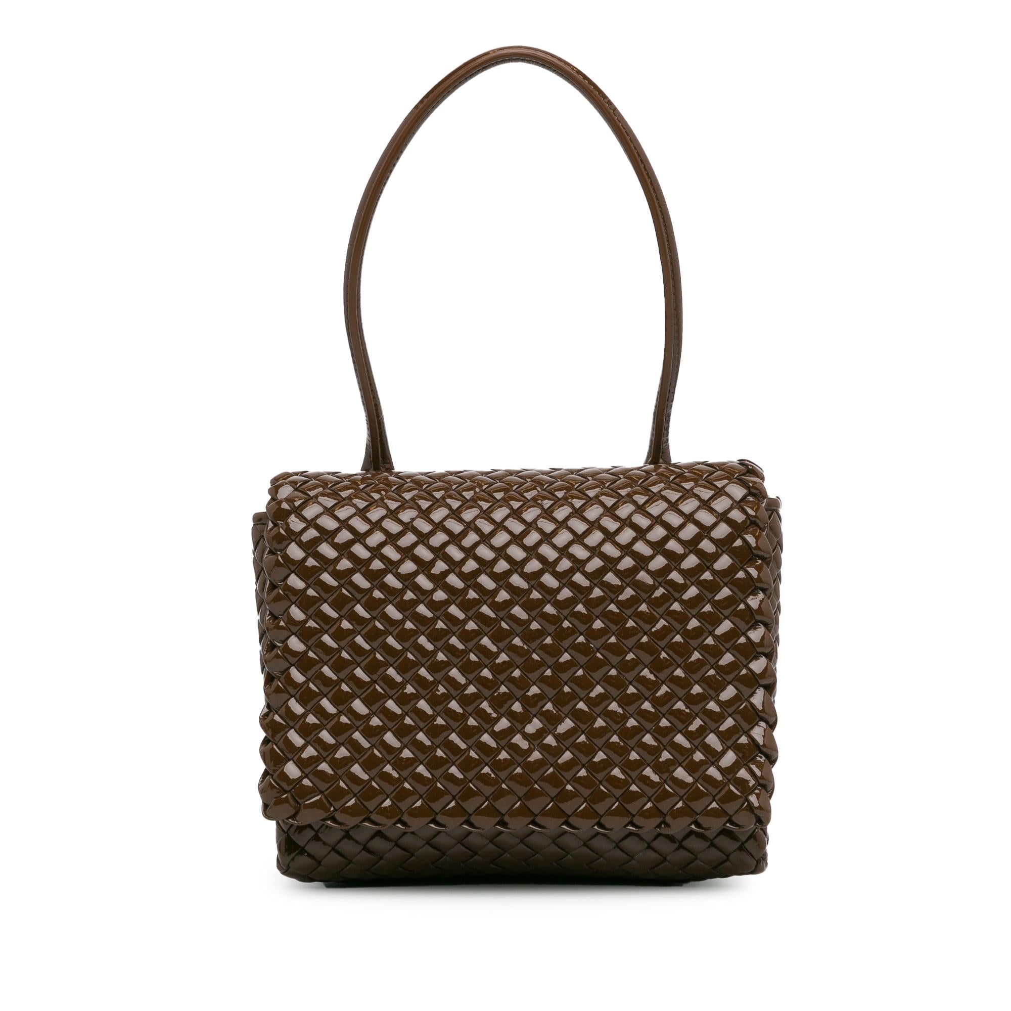 Bottega Veneta Intrecciato Patent Patti (SHG-YdRSqS)