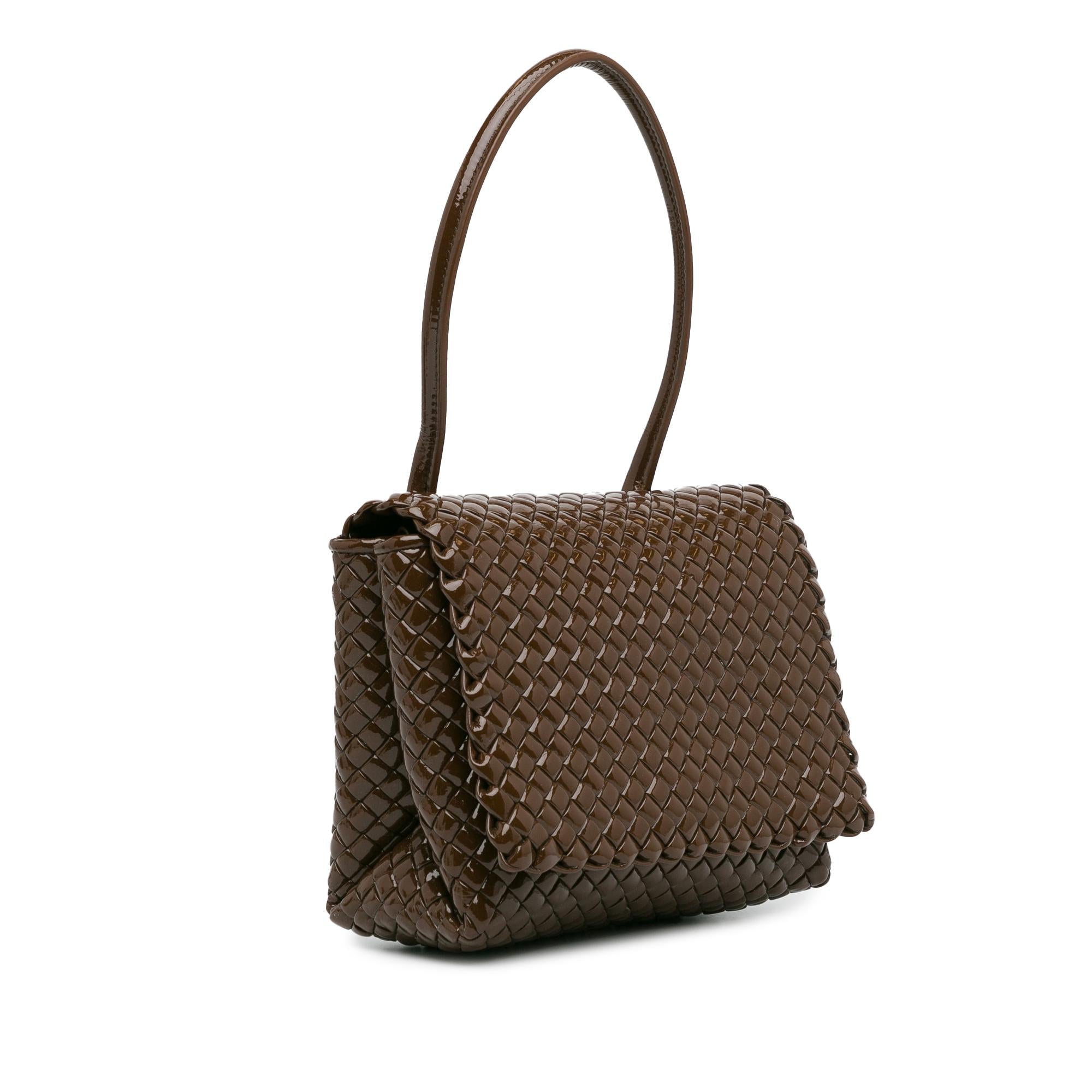 Bottega Veneta Intrecciato Patent Patti (SHG-YdRSqS)