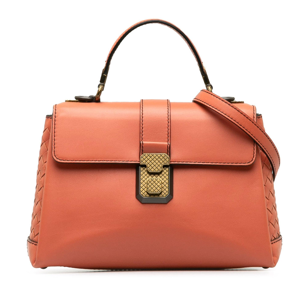 Bottega Veneta Intrecciato Piazza Satchel (SHG-uPDFWH)