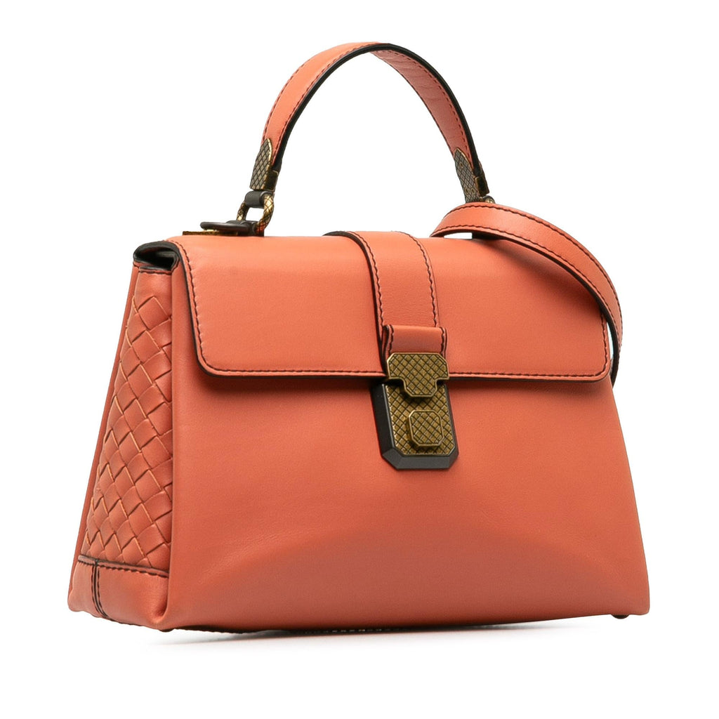 Bottega Veneta Intrecciato Piazza Satchel (SHG-uPDFWH)