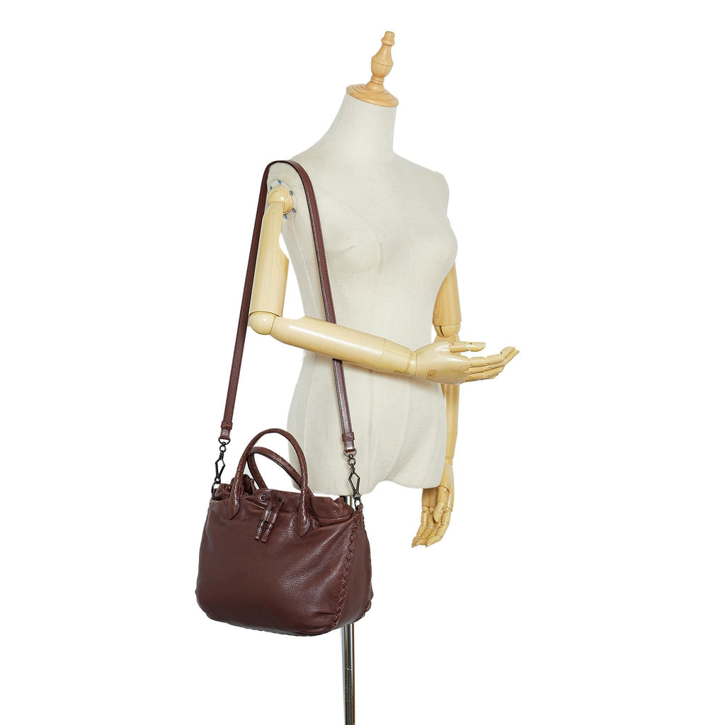 Bottega Veneta Intrecciato Satchel (SHG-vlfwaQ)