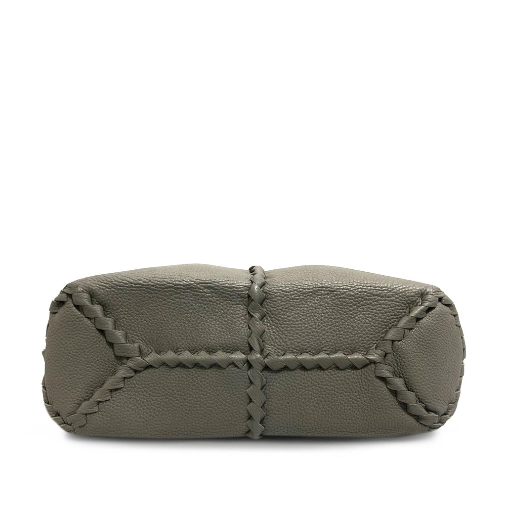 Bottega Veneta Intrecciato Trimmed Cervo Handbag (SHG-3legY7)