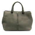Bottega Veneta Intrecciato Trimmed Cervo Handbag (SHG-3legY7)