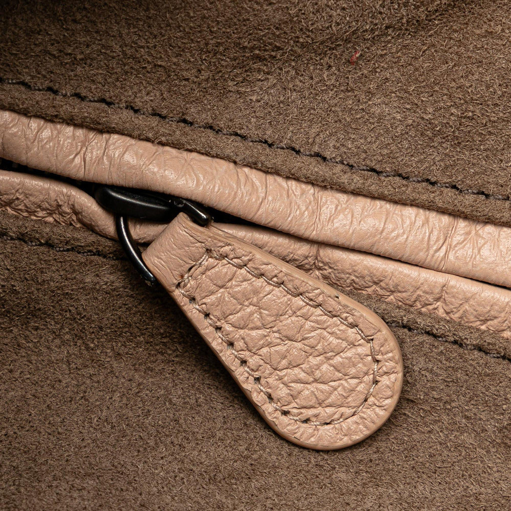 Bottega Veneta Intrecciato-Trimmed Cervo Satchel (SHG-nXWOHX)