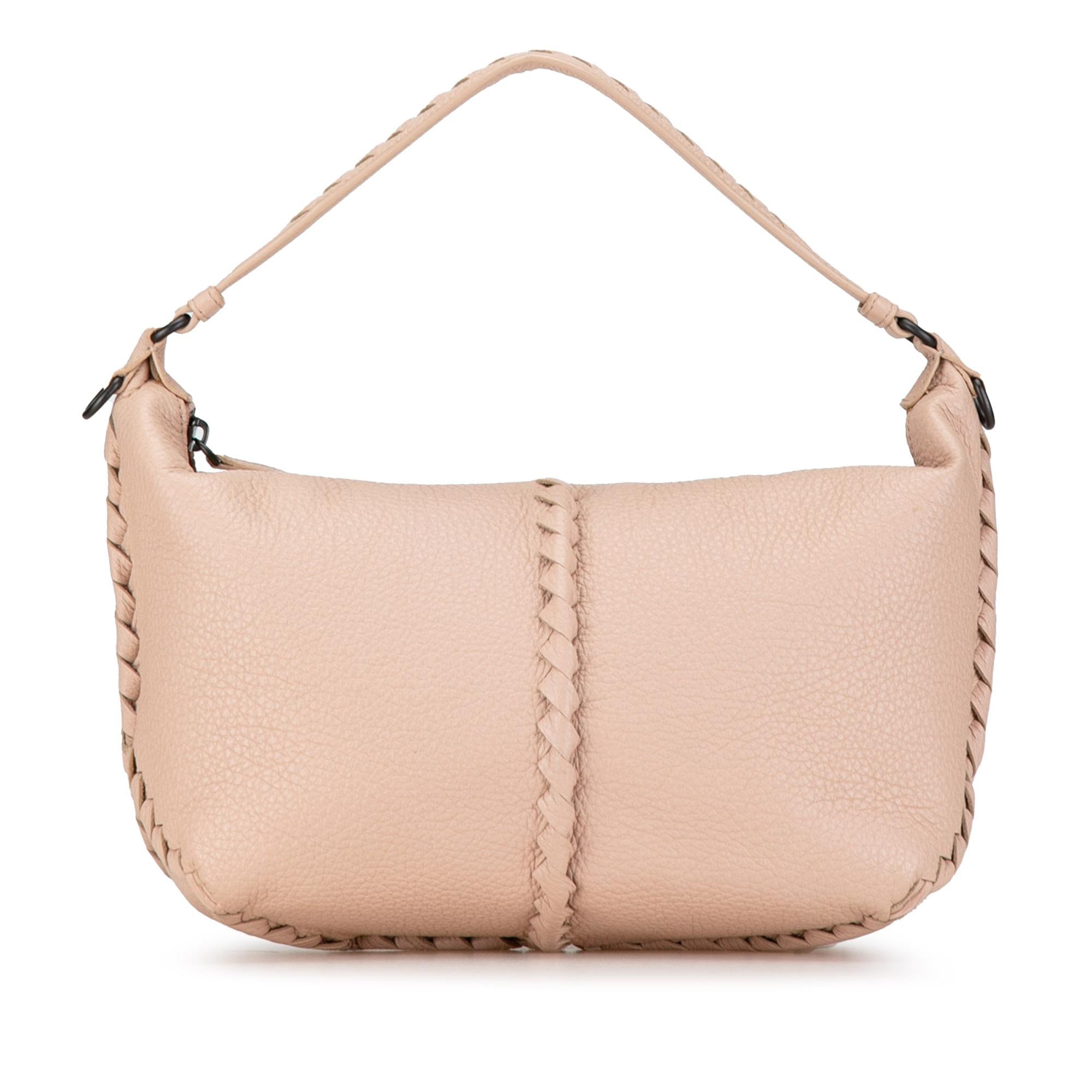 Bottega Veneta Intrecciato-Trimmed Cervo Satchel (SHG-nXWOHX)