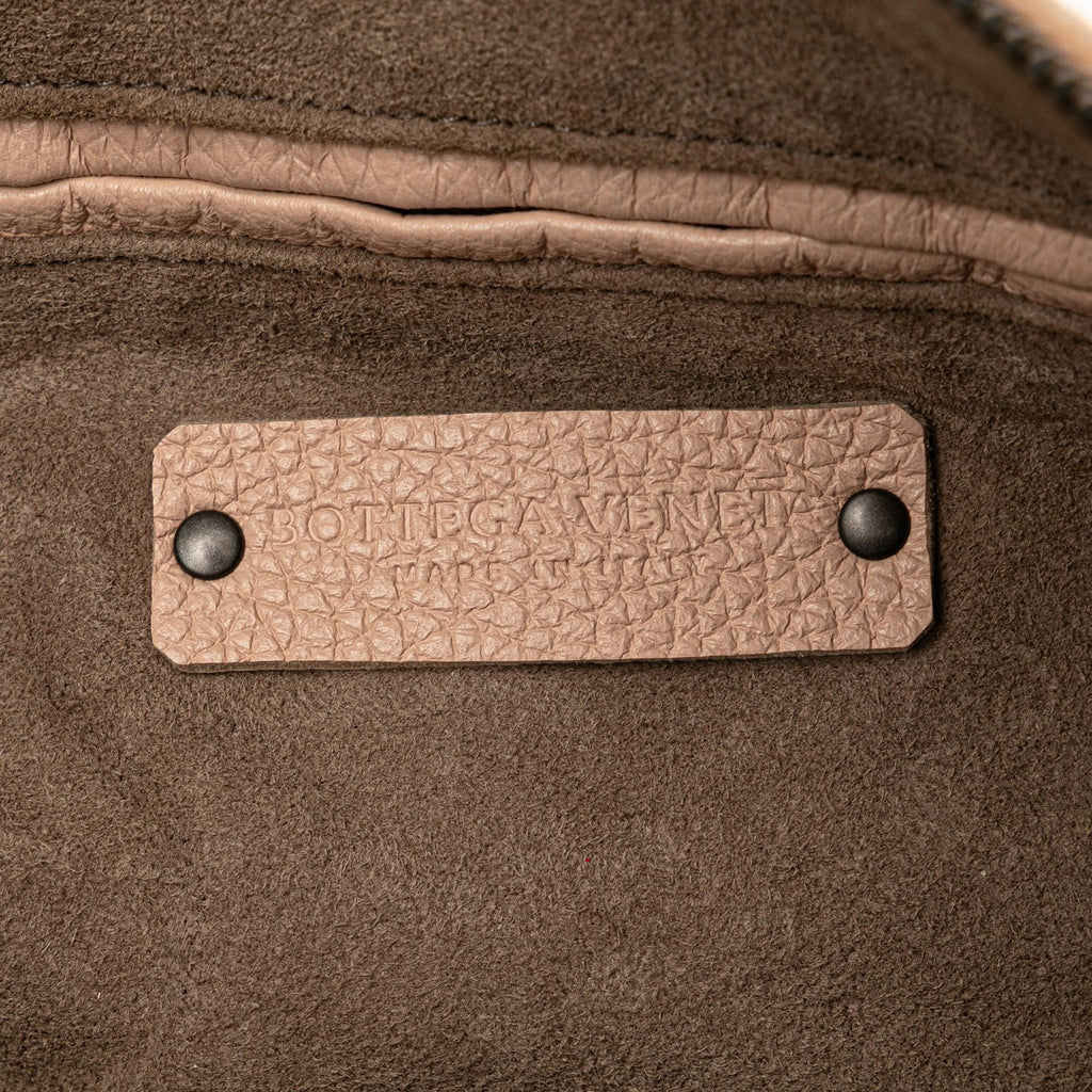 Bottega Veneta Intrecciato-Trimmed Cervo Satchel (SHG-nXWOHX)
