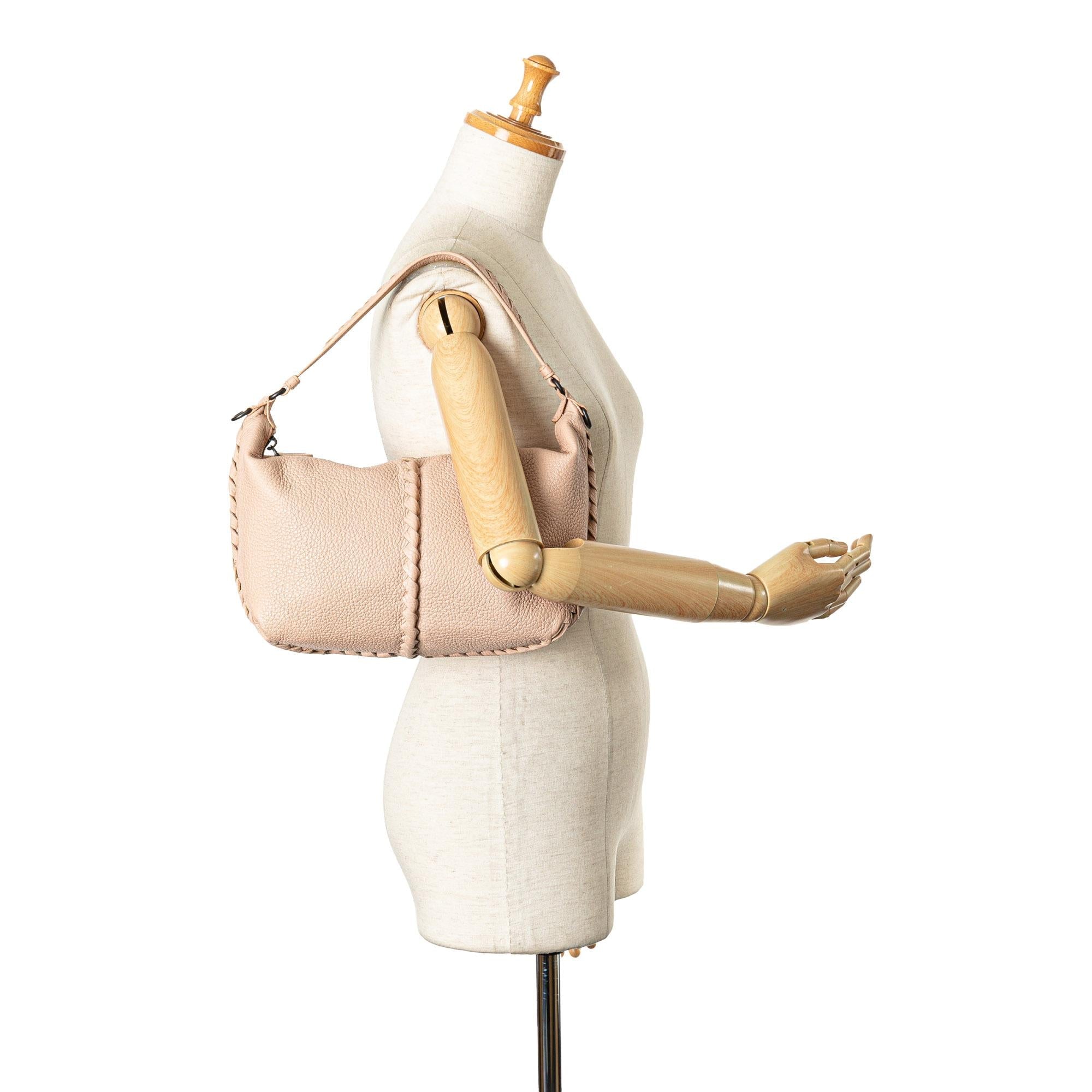 Bottega Veneta Intrecciato-Trimmed Cervo Satchel (SHG-nXWOHX)